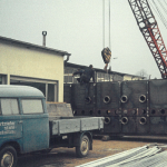 Produktionsgelände von KMA Umwelttechnik aus den 70er Jahren