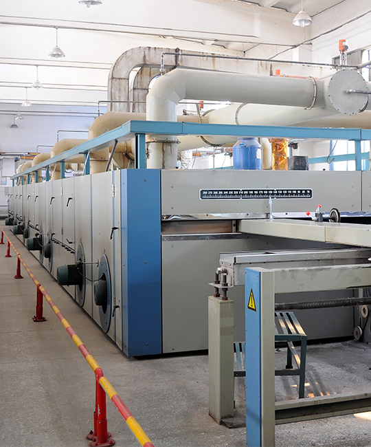 KMA fertigt als Komplettlösungsanbieter Abluftreinigungsanlagen für die Textilindustrie.